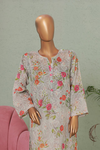 Chikan Silk Set- printed 2 piece